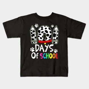 101 Days Smarter Dog Shirt 100 Days Of School Kids T-Shirt